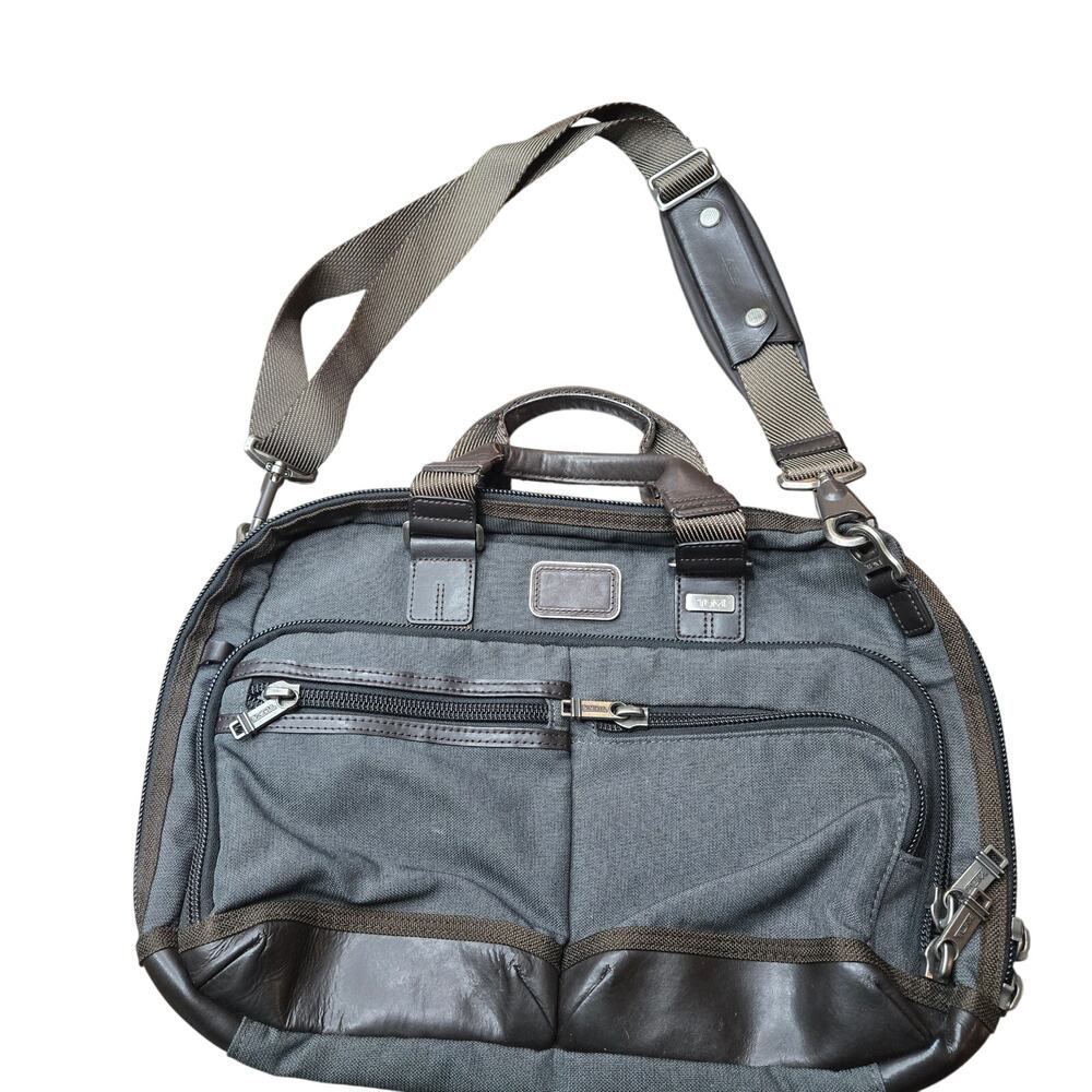 Tumi Alpha Bravo Albany Ballistic Nylon Slim Commuter Brief